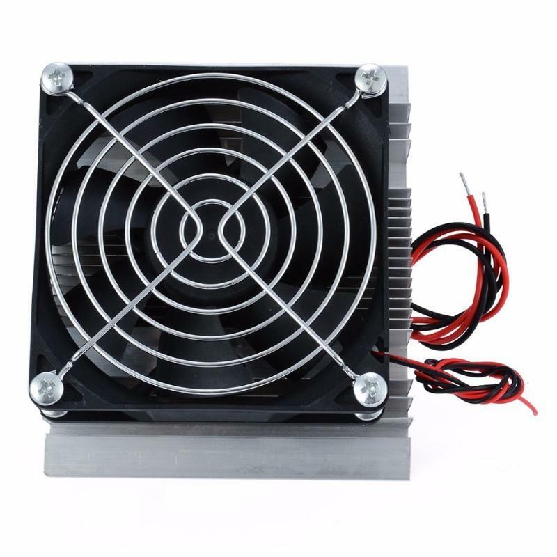 DC 12V Peltie Semiconductor Cooler Radiator Air Cooling Device Refrigeration Kit