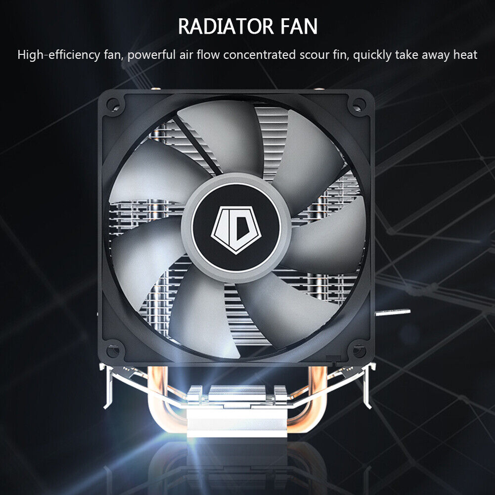 Desktop Computer CPU Radiator Fan for Intel LGA1200/115X Heat Cooler Part