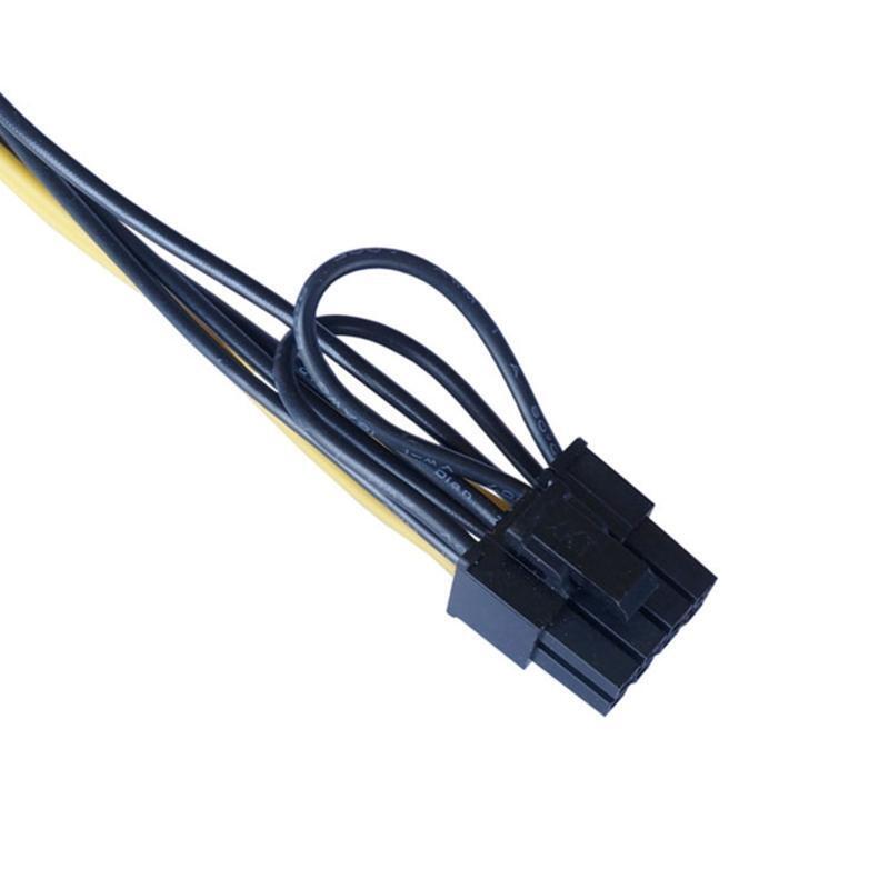 2PCS 20cm Sata to 8-pin PCIe Graphics Card Power Cable Sata 15pin to 8pin PCI-e