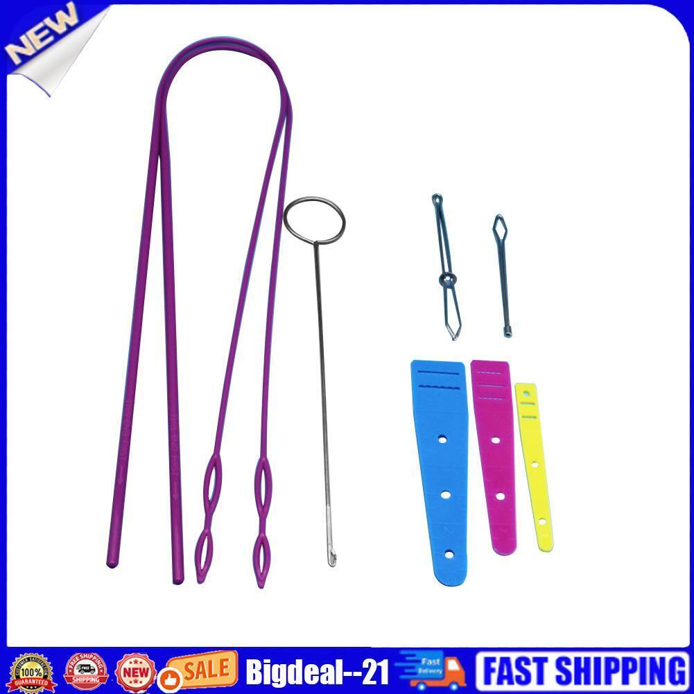 9pcs Household Sewing Tool Sets Threader Crochet Hook Neddlework DIY Tools