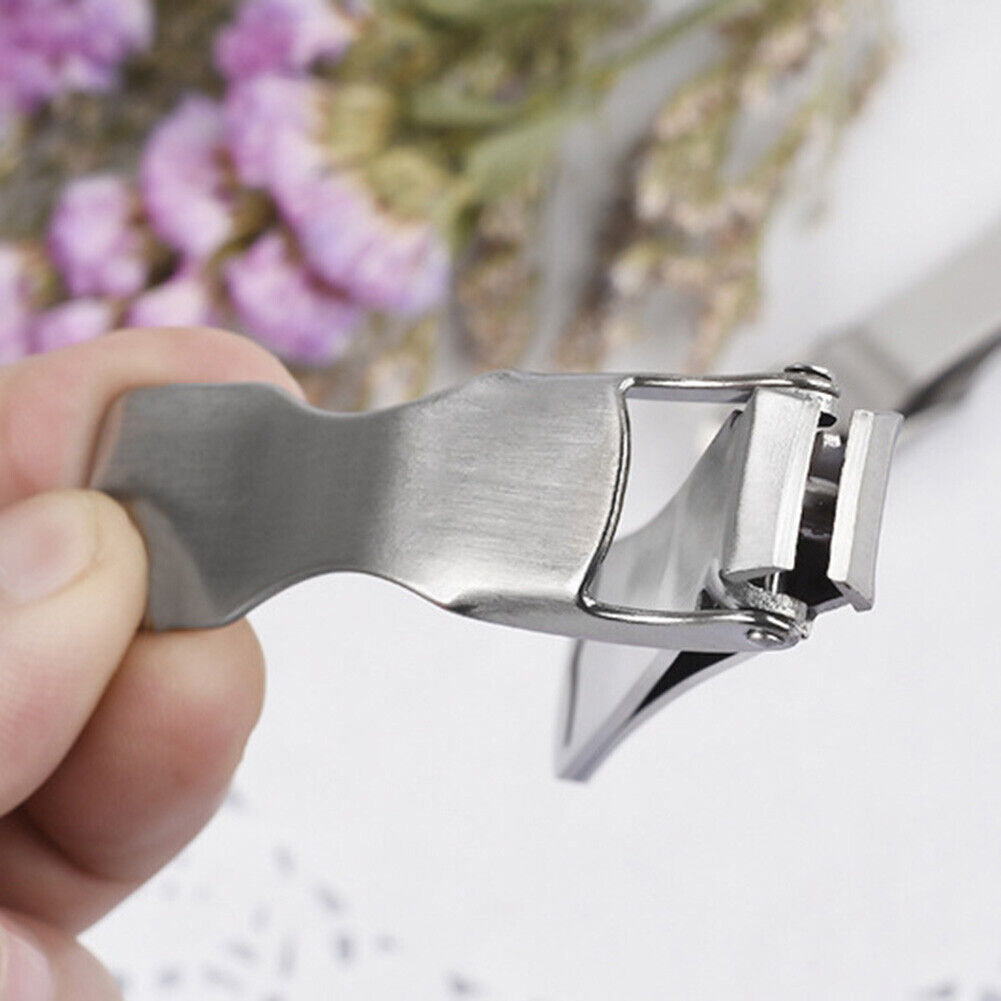 Portable Stainless Steel Splash-Proof Nail Clippers Fingernail Scissor (S)