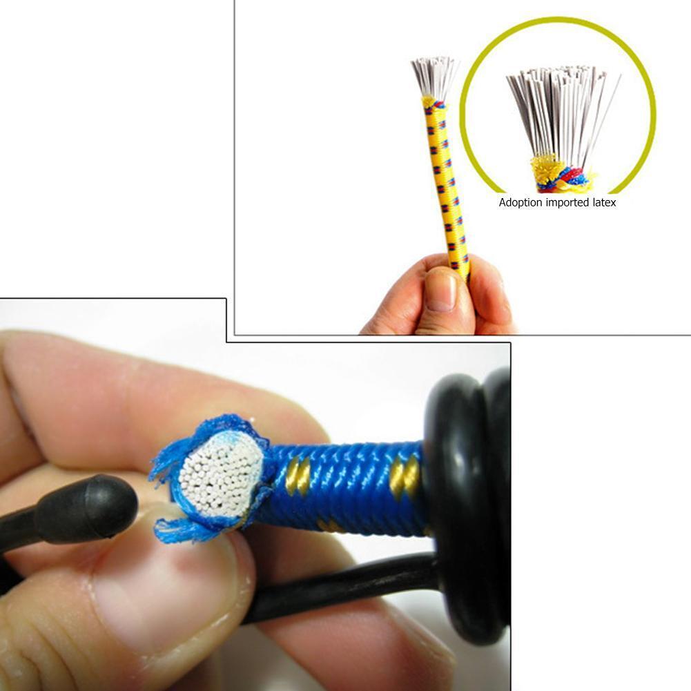 3pcs/set Outdoor Camping Tent Elastic Rope Buckle Hook Fixed Bundle Straps
