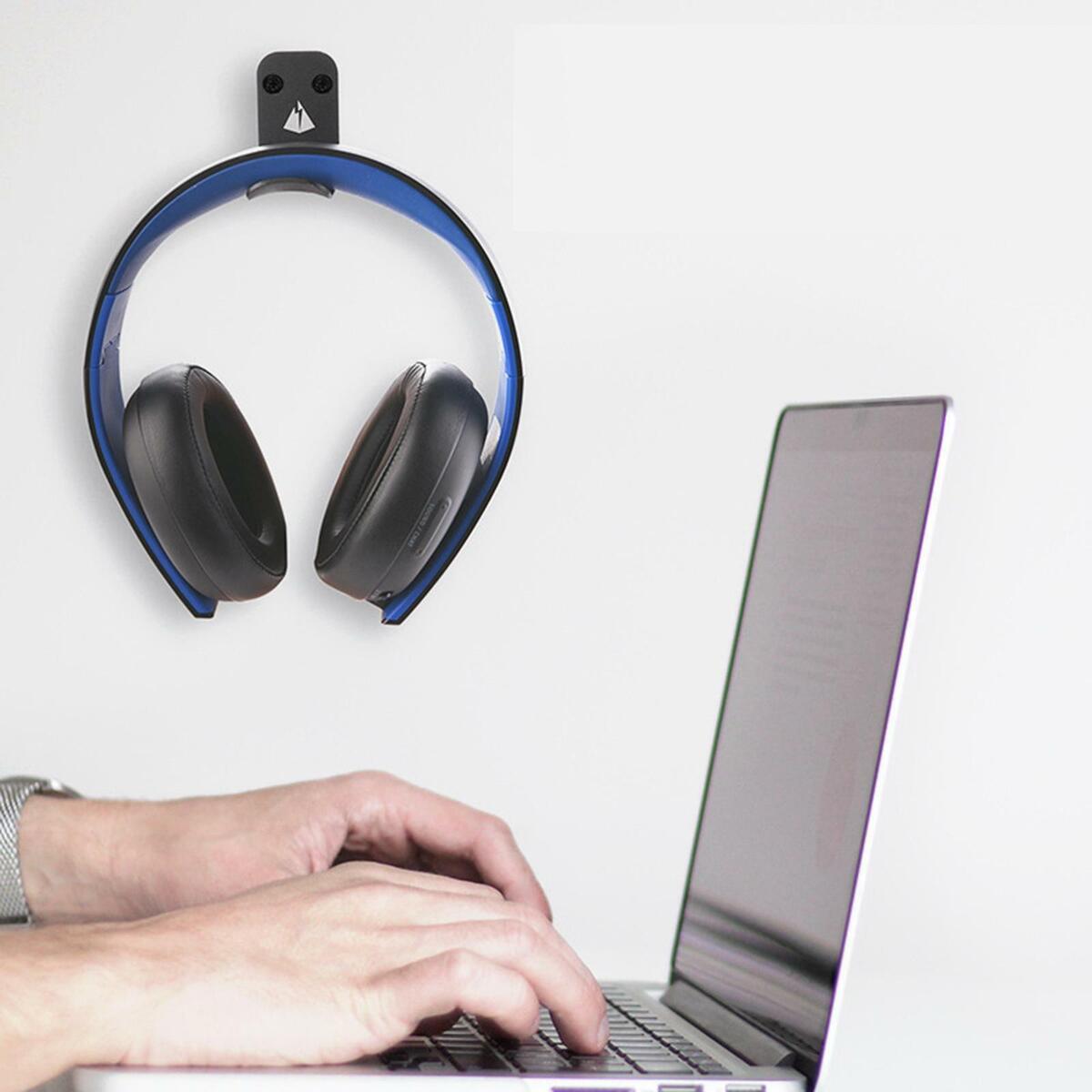 Headphone Hanger Adhesive Tape Headset Holder Rack for Earphones