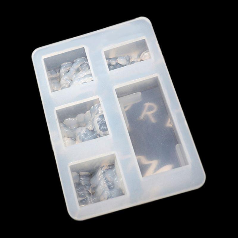 Broken Stone Epoxy DIY Jewelry Tool Mixed Style Tea Molds for Easter Gift