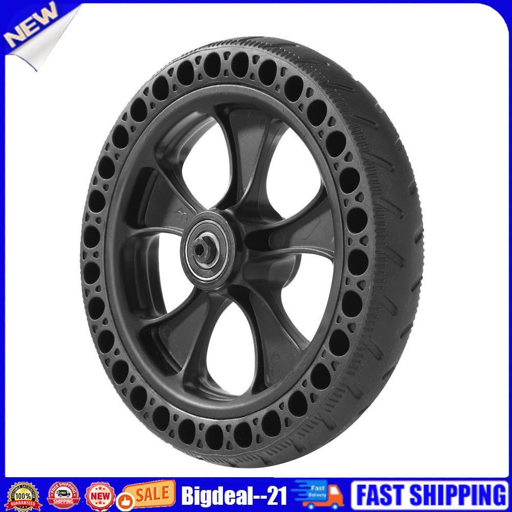 Electric Scooter Solid Tires with Axle Anti-Skid Scooter Hollow Vacuum Tyre