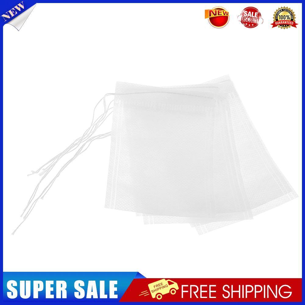 100pcs Drawstring Home Medicine Bag Empty Tea Spice Seal Filter Bag(7X9cm)