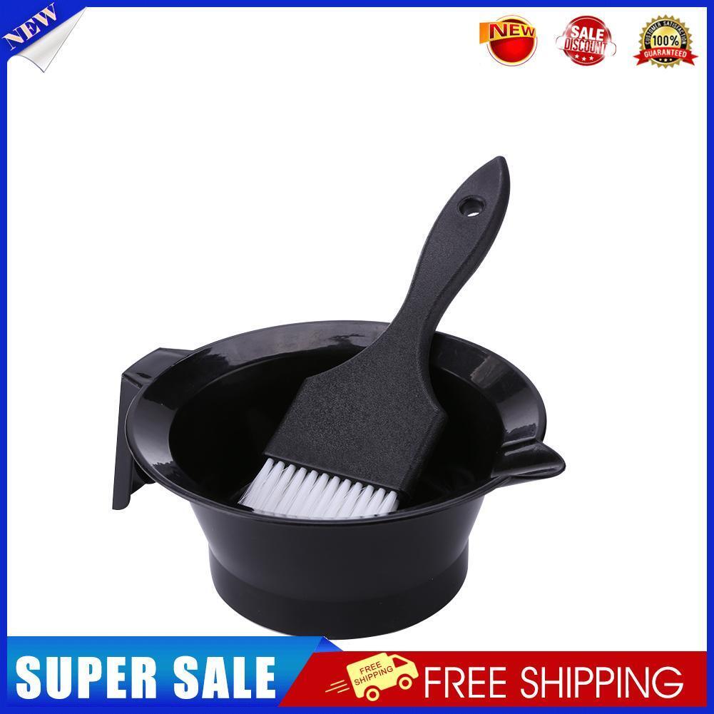 2pcs Hair Coloring Dyeing Tools Kit Bowl+Dyed Comb Brush Salon Hairdressing