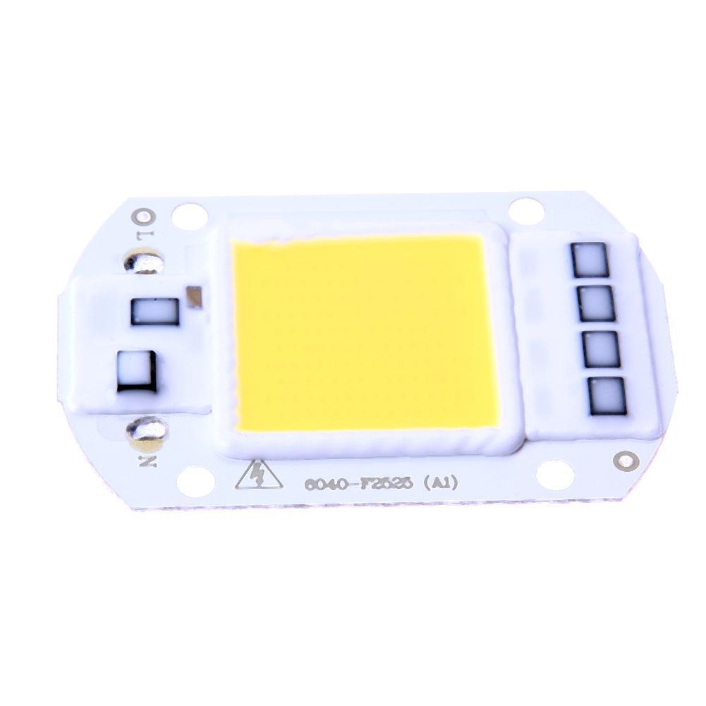 50W LEDs Floodlights COB Chip 220V Input Integrated IC Driver(White)