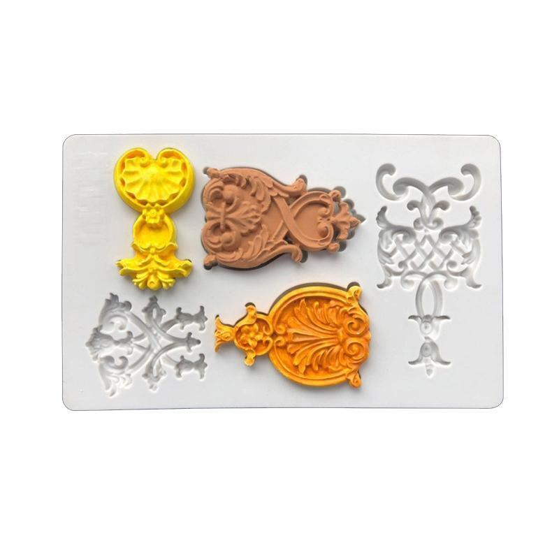 Flower Silicone Mold Chocolate Lollipop Mold Cake Decoration Mold Christmas