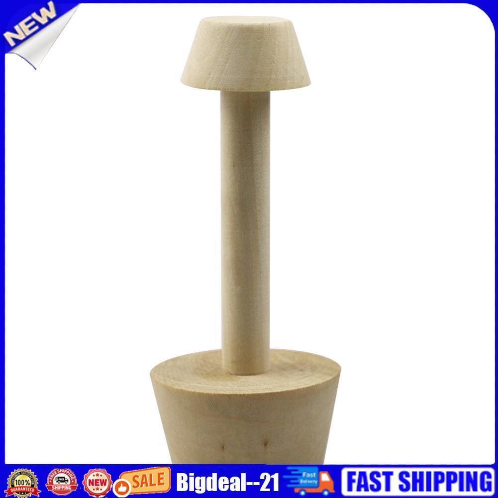 Wooden Double Side DIY Egg Tart Tamper Pastry Pusher Baking Mould Bake Mold