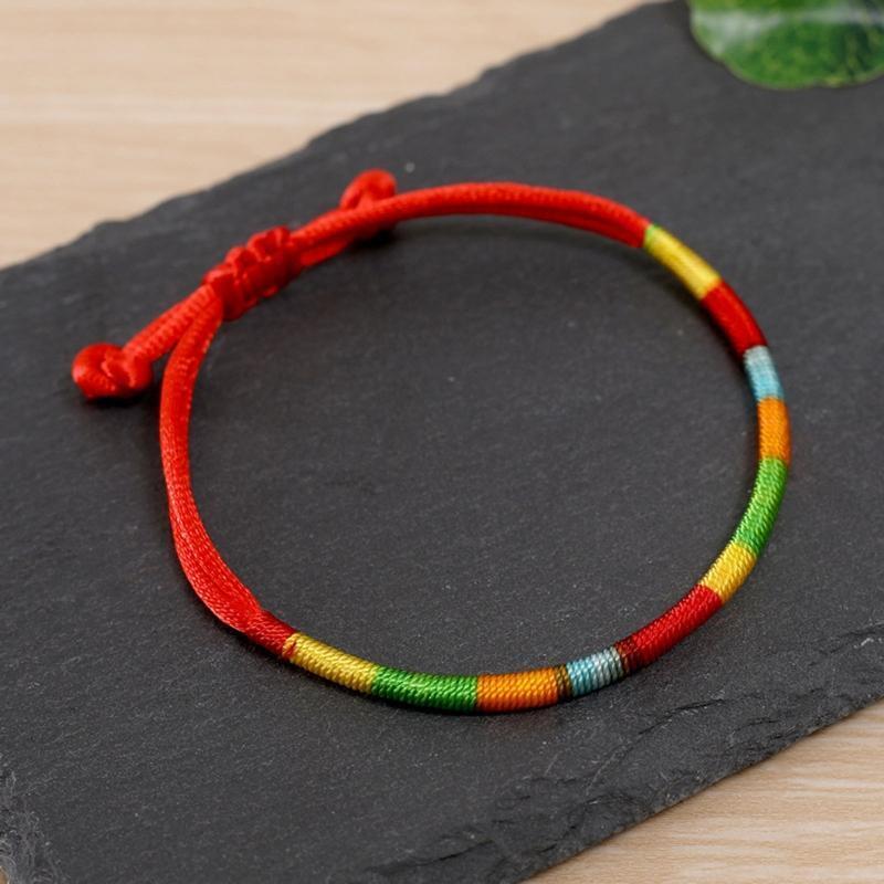 2 Packs Hand Woven Friendship Bracelets Handmade Braided Bracelet Adjustable