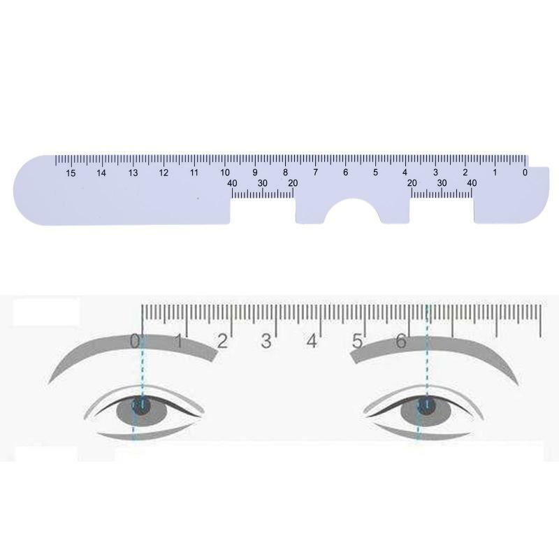 4 Pack PD Ruler Optical Vernier Pupilary Ruler Distance Meter Ophthalmic Tool