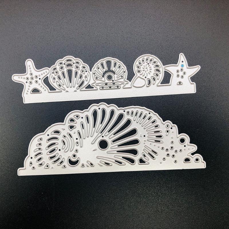Ocean Shells Starfish Metal Cutting Dies Stencil Scrapbooking DIY Album Stamp