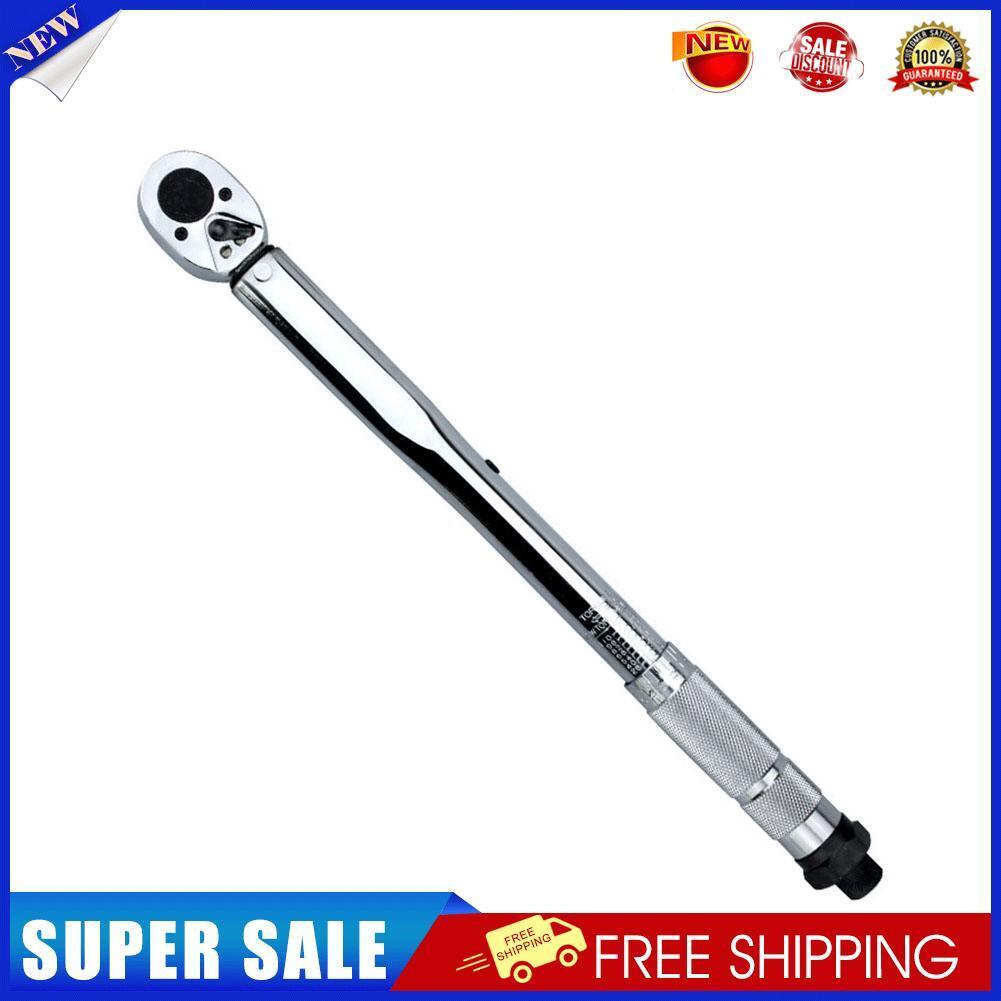 1/4 3/8 1/2 Square Torque Wrench 2-Way Adjustable Tire Repair Spanner (1/4)