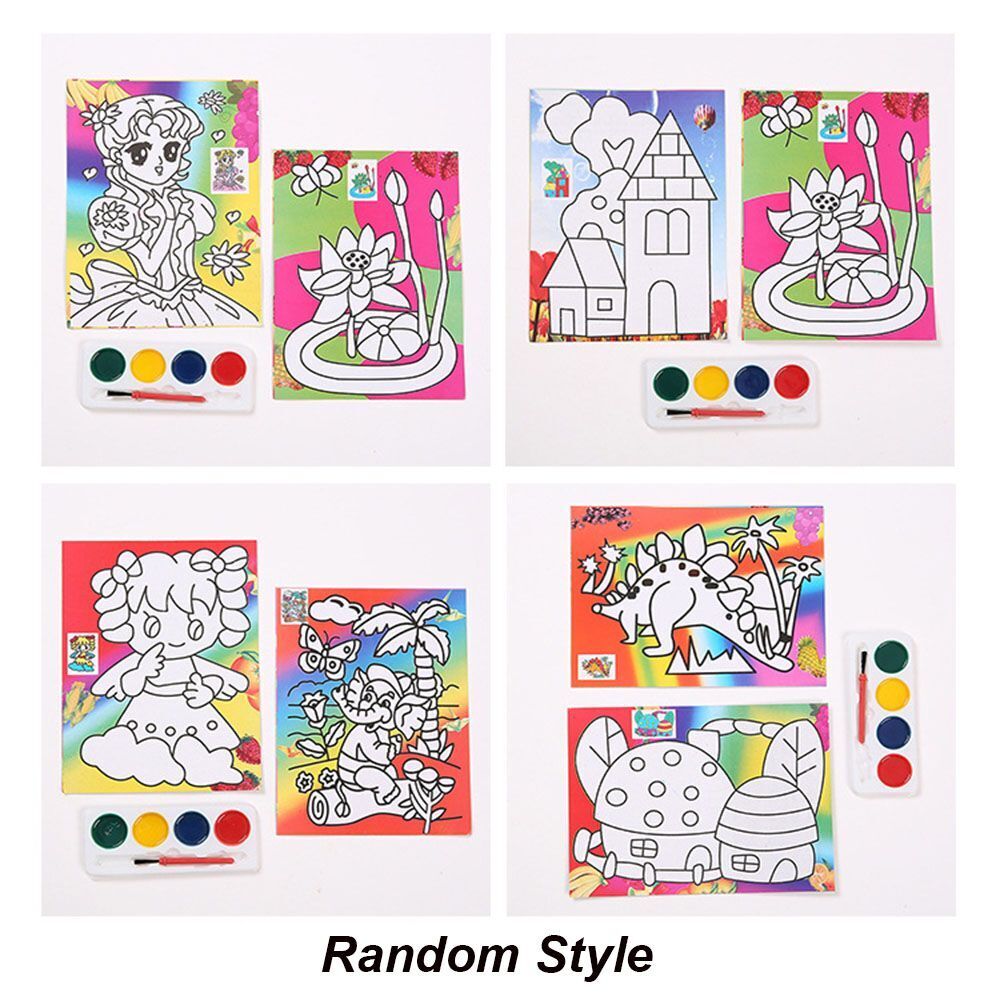 Coloring Gouache Children's Color Painting Graffiti Drawing Board Painting
