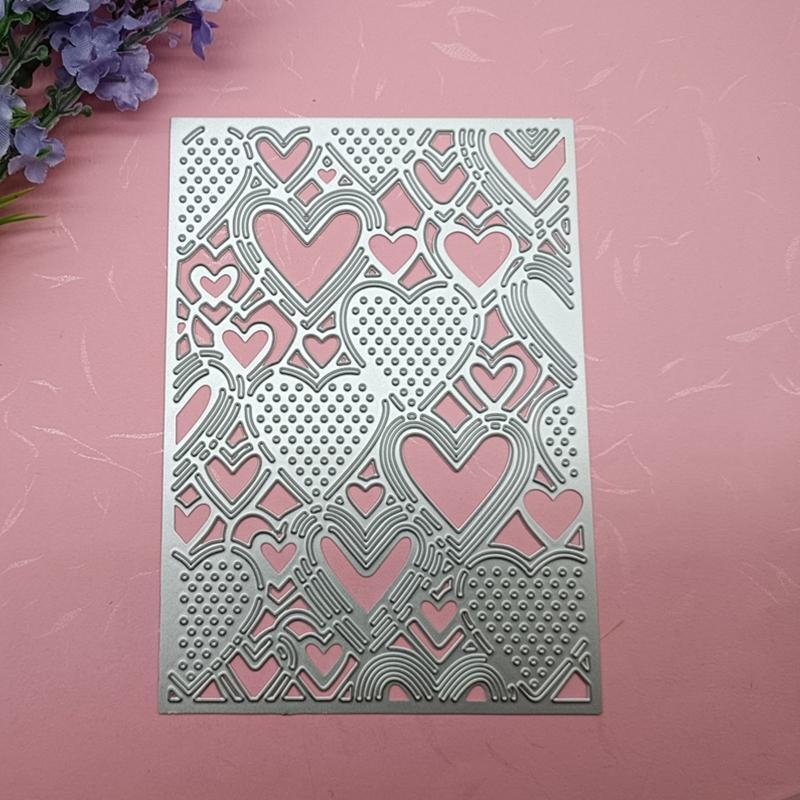 Love Heart Die-Cut Metal Die Cutting Mold Embossing Stencil for DIY Scrapbooking
