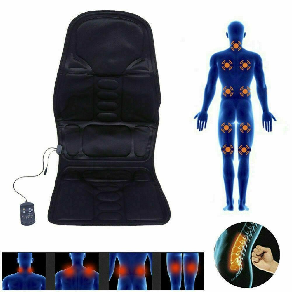 Relaxation Neck Mat Massager Massage Cushion Shiatsu Back Car Chair Seat Pad