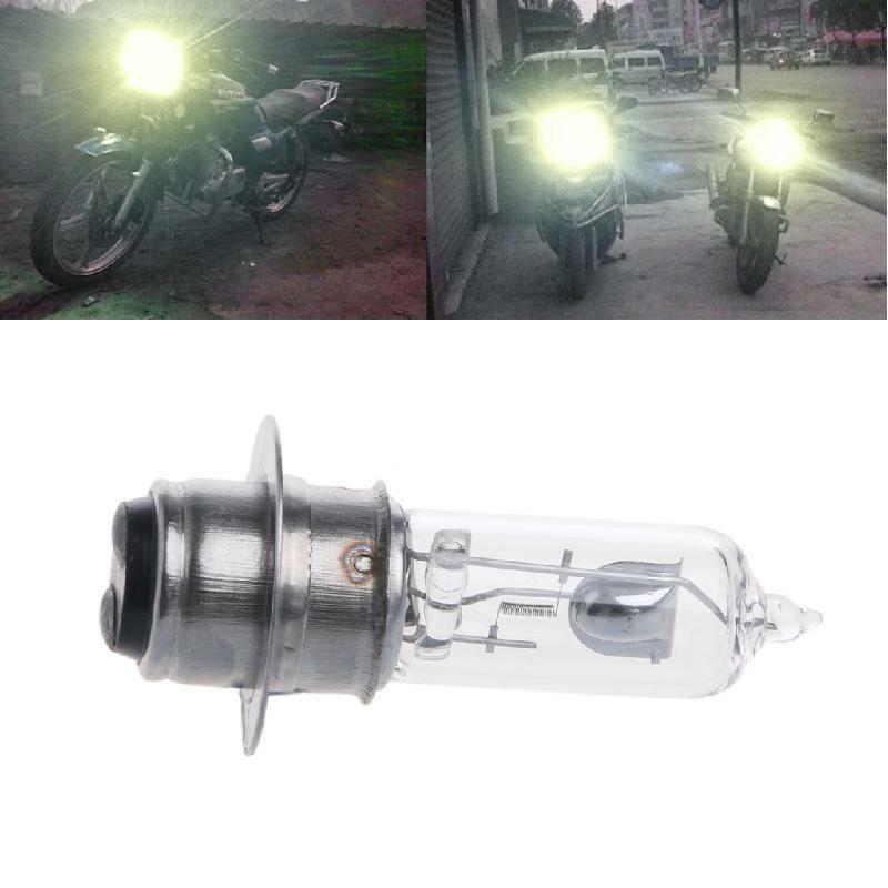 P15D-25-1 DC 12V 35W White Headlight Bulb Lamp For Motorcycle Electric Vehicle