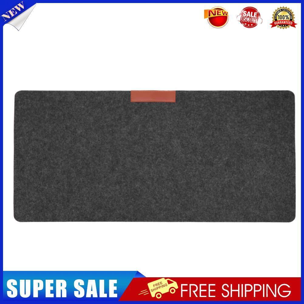 Office Computer Table Mat Keyboard Felt Laptop Cushion Mouse Pad (Grey)