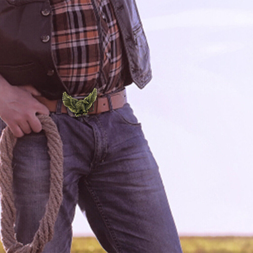 Alloy Western Eagle Belt Buckle Cowboy Jeans Accessories for Women Men