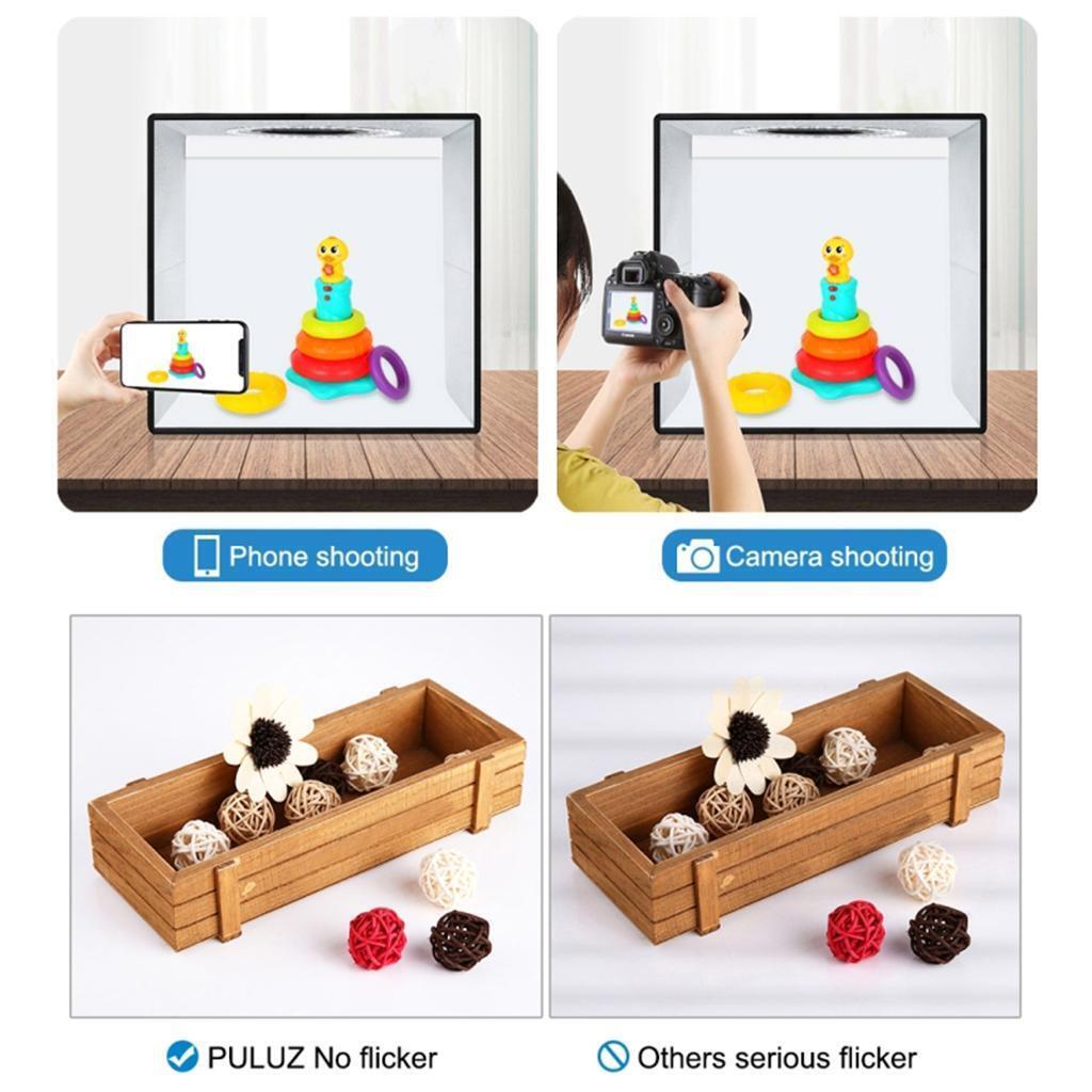 Light Box Folding Built-in LED Light for Jewelry Photography