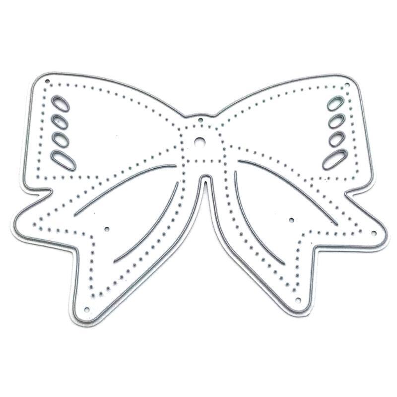 Bow Metal Cutting Dies Stencil DIY Scrapbooking Album Paper Card Template Mold