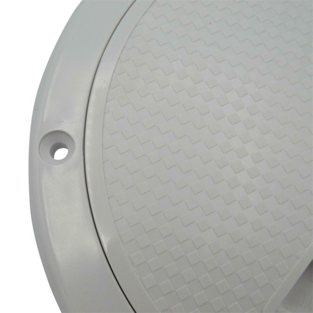 Ship Round Non-slip 4 Inch White Sailing Inspection Marine Boat Deck Cover Lid