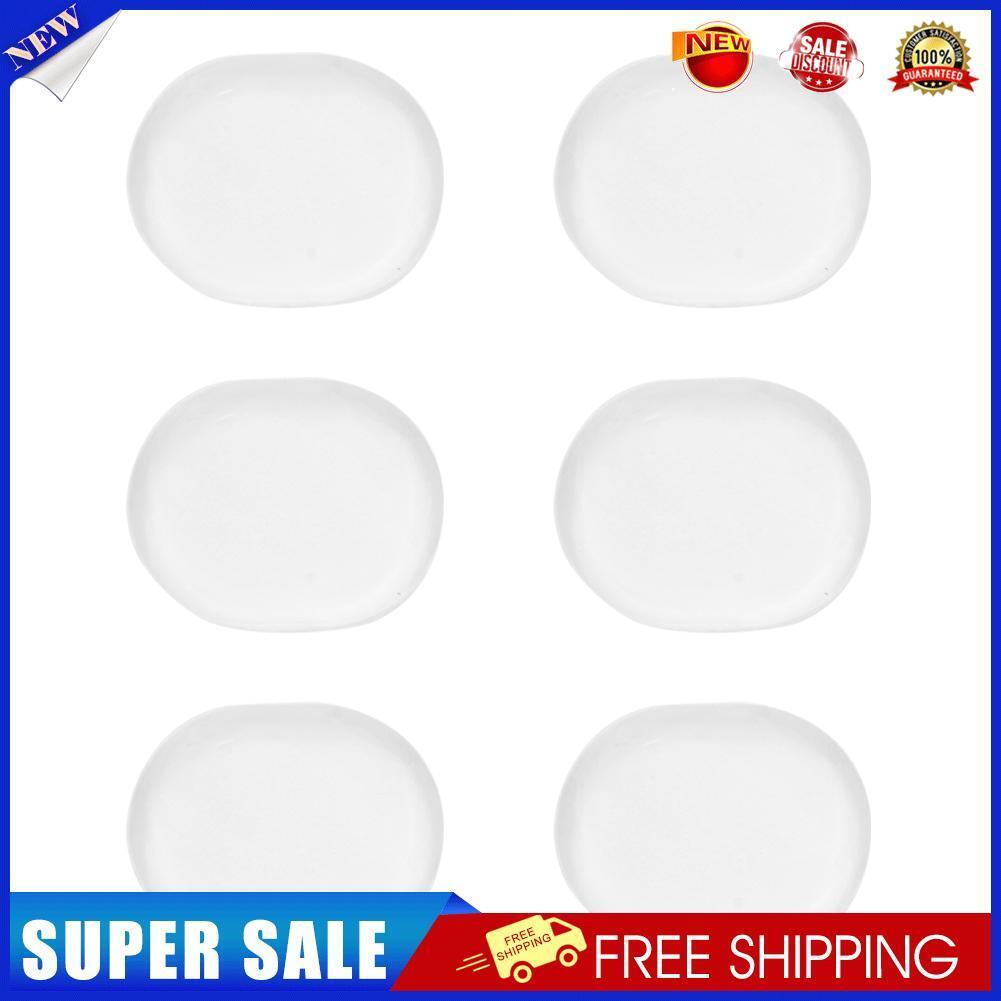 6pcs/set Silicon Gel Snare Drum Mute Pads Transparent Drum Damper Mufflers