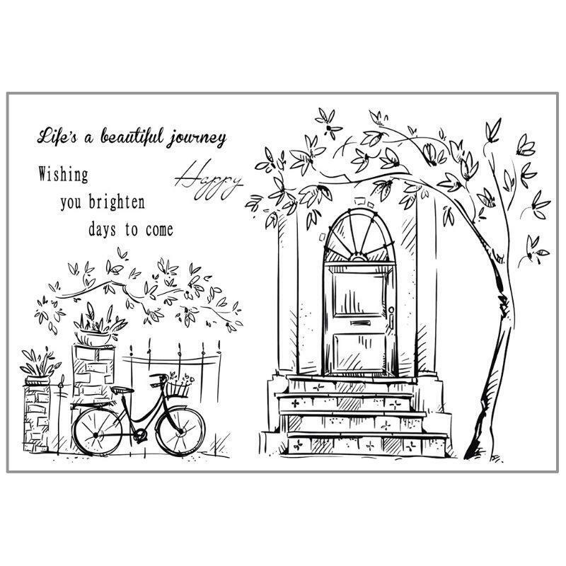 Beautiful Journey DIY Silicone Clear Stamp Seal Scrapbook Embossing Album Decor