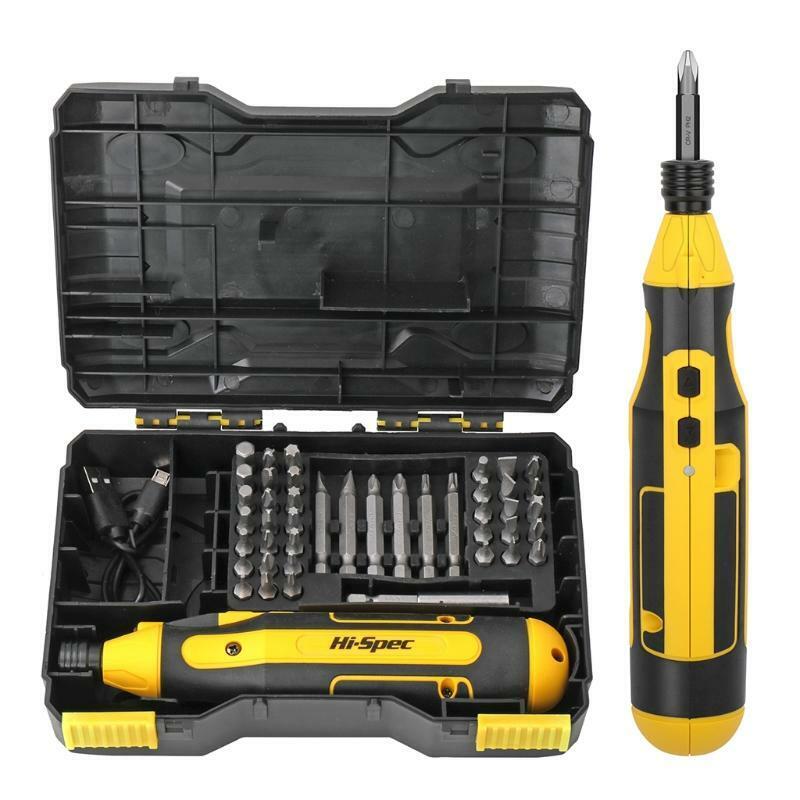 Adjustable Torque Cordless Mini Screwdriver with Usb Charging Cable 44pcs/set