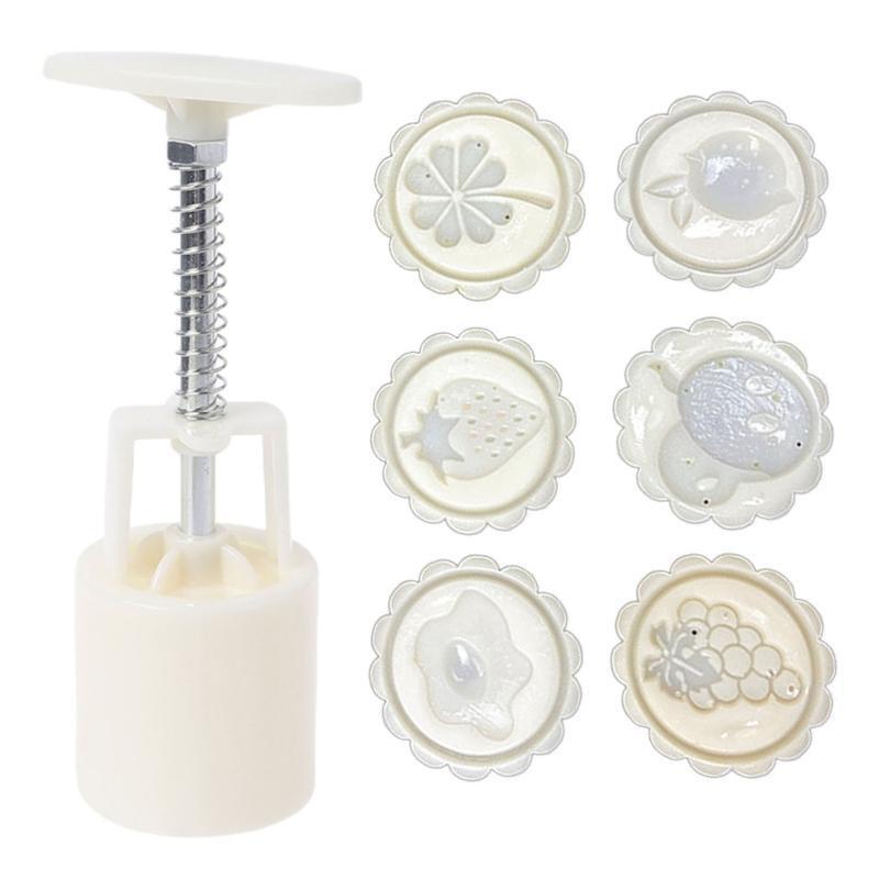Exquisite Mooncake Press Mould for Mid Autumn Festival Home Cake Making Supplies