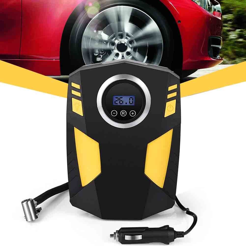 12V Digital Inflatable Pump with Air Nozzle Balls Bicycle Car Tyre Air Pump