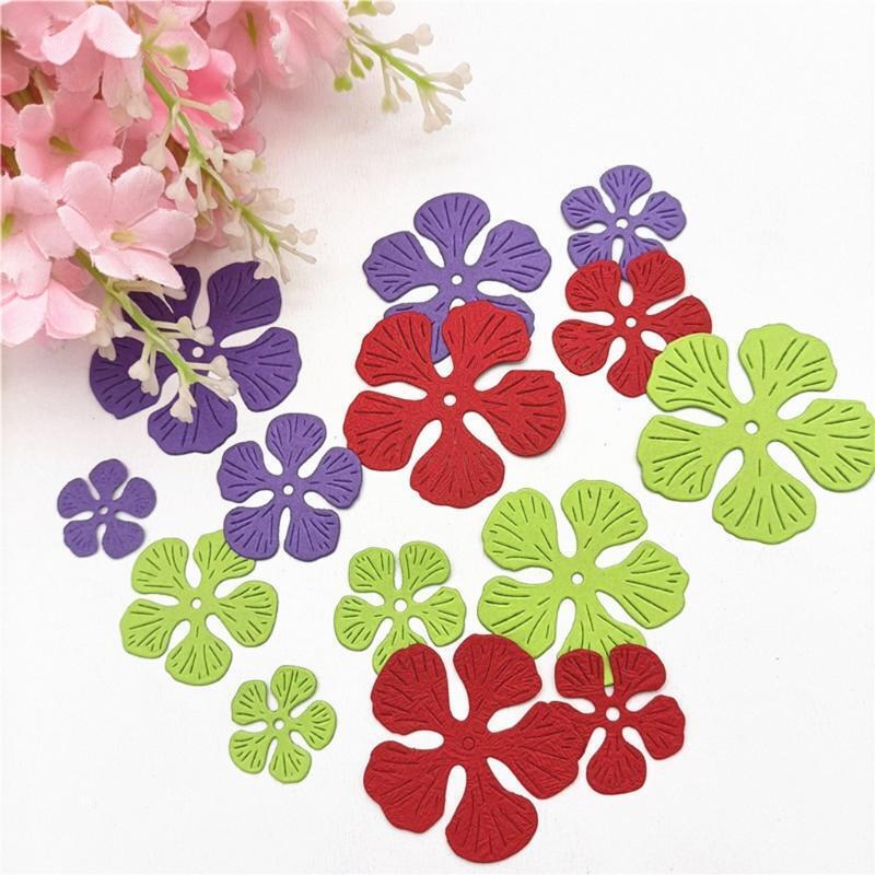 Flower Petals Metal Cutting Dies Stencil DIY Scrapbooking Album Paper Template