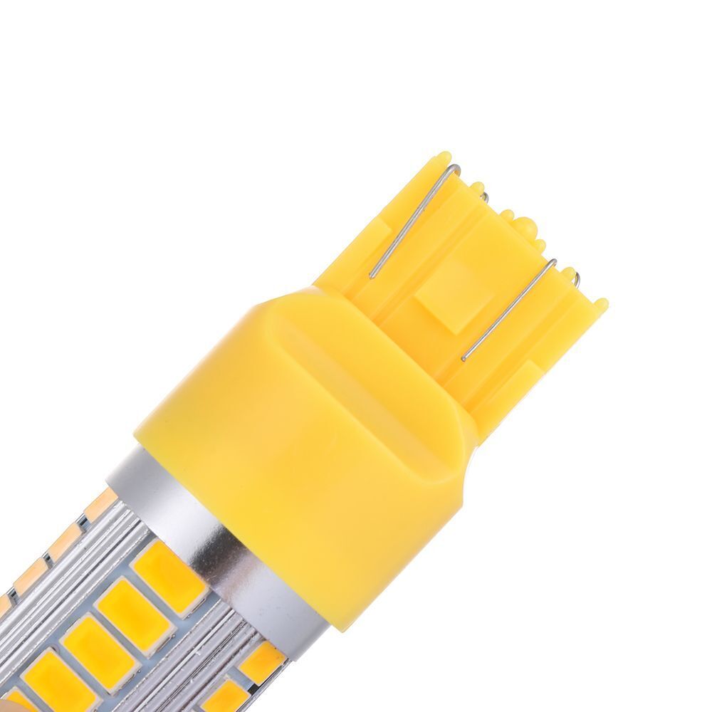 Yellow 5730 Fog Lamps  Car Backup Reverse Light 33SMD T20 W21/5W 7443 LED Bulbs