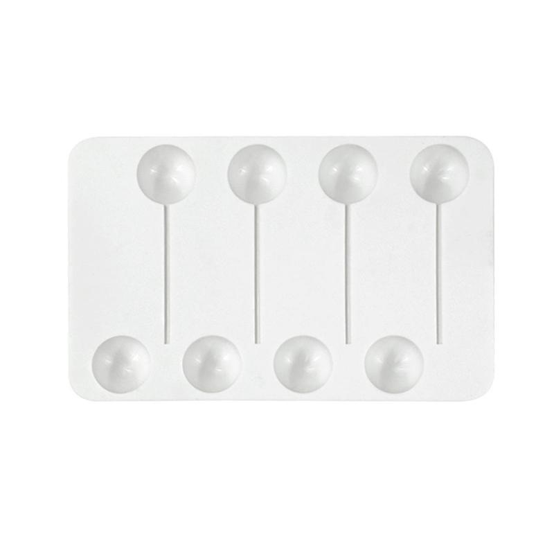 Silicone Lollipop Mold Cute Round Shape Candy Mold Christmas Kids Gift Durable