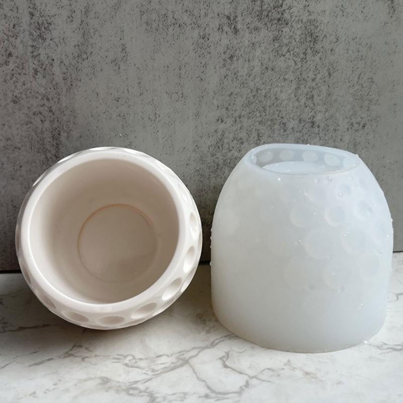 Candle Holder Molds Mini Flower Pot Container Molds Concrete Candle Cup Molds