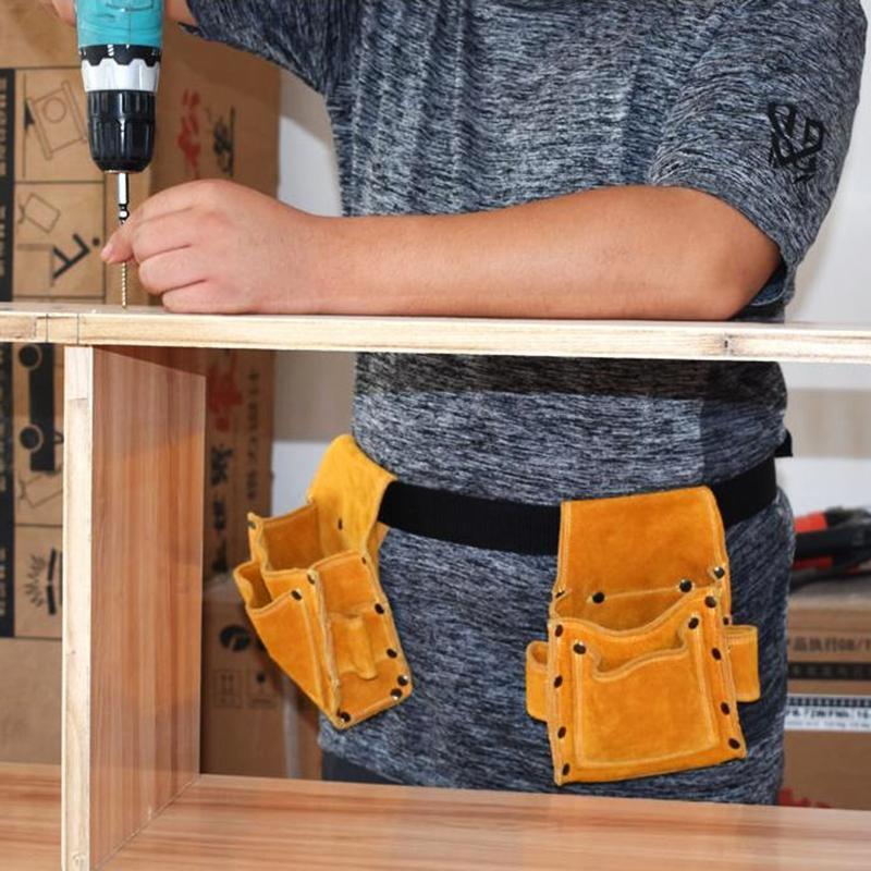 Durable Hardware Bags Set with Belt for Electric Drill  Wrench / Scissors