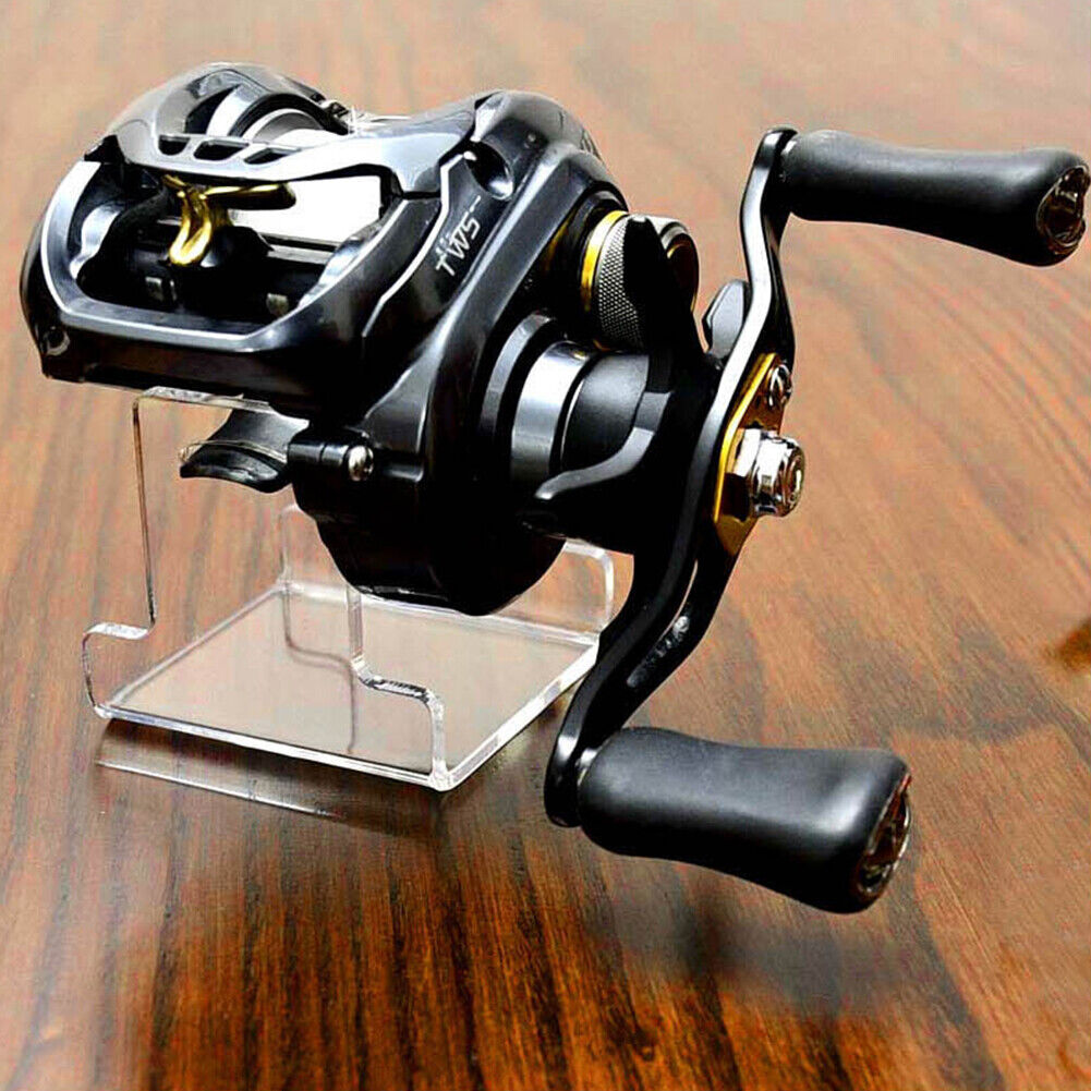 Fishing Baitcasting Reel Display Stand Holder (Water Drop Round Frame)