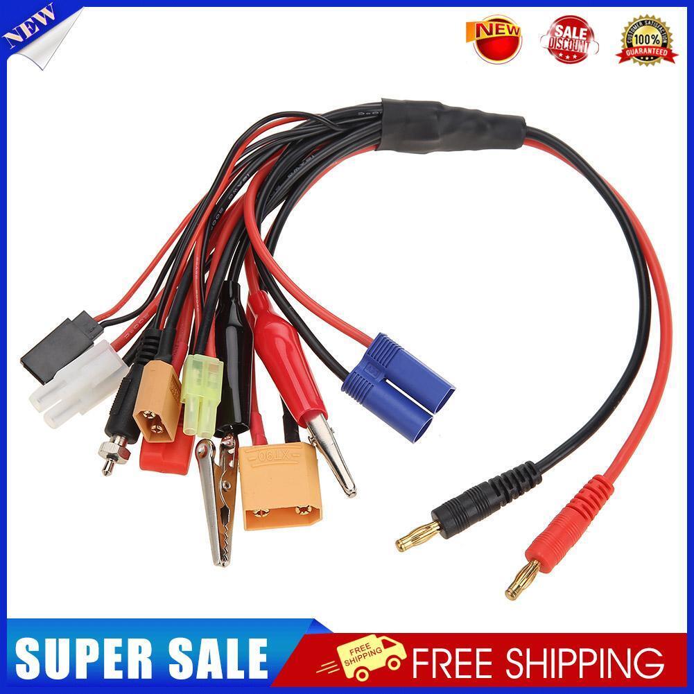 10 in 1 Lipo Battery Charger Multi Charging Plug Convert Cable for RC Car