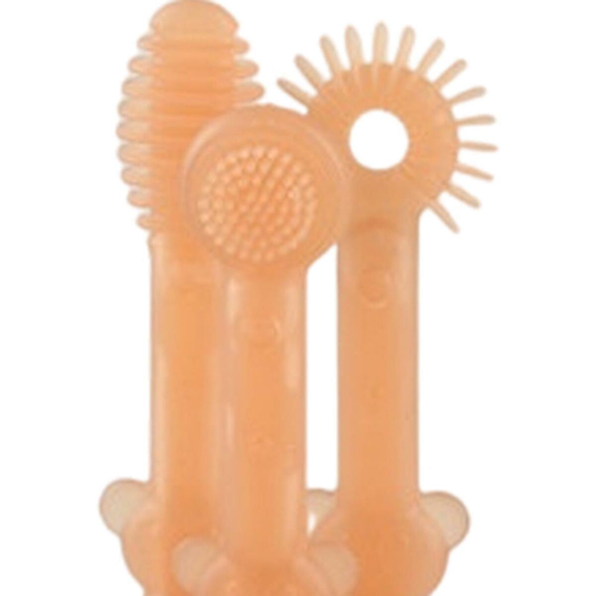 3x Toddler Toothbrush Set Soft Bristles   for 0-18 Months Old Baby