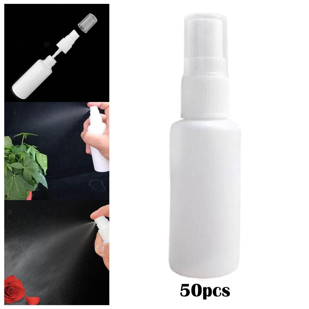50Pcs Empty Spray Bottles 30ml Travel Perfumes  Oils  Mist