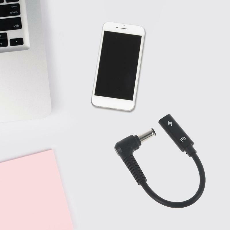 6.0x0.6mm Type C Female to DC Charging Cable for Laptop Accessories