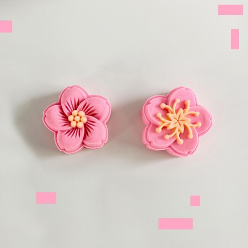 Baking Decorating Mooncake Mould With 4 Pcs Flower Mode Pattern Bath Bombs Gift