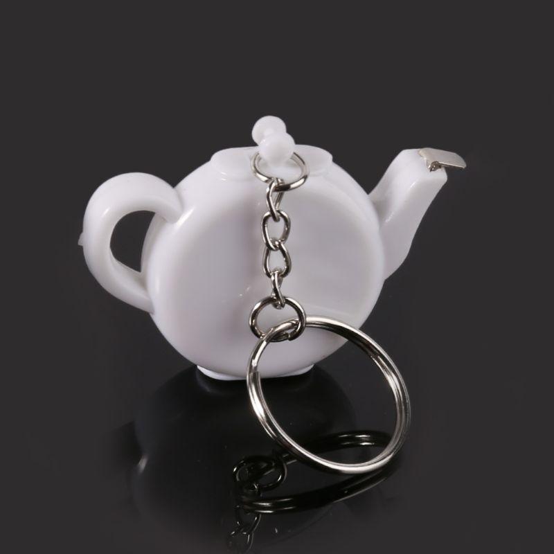Creative Mini Steel Tape Measure Portable Keychain Ruler Sewing Decoration Gift