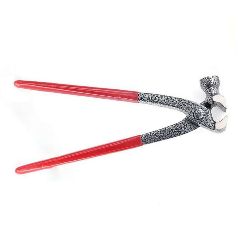 Farrier Hoof Pliers with Hammer Ideal Gift for Farm Breeders Rust Resistance