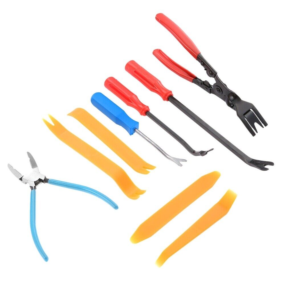 Set Reapir Tool Panel Removal Repair Open Pry Car Auto Dash Door Radio Trim 9pcs