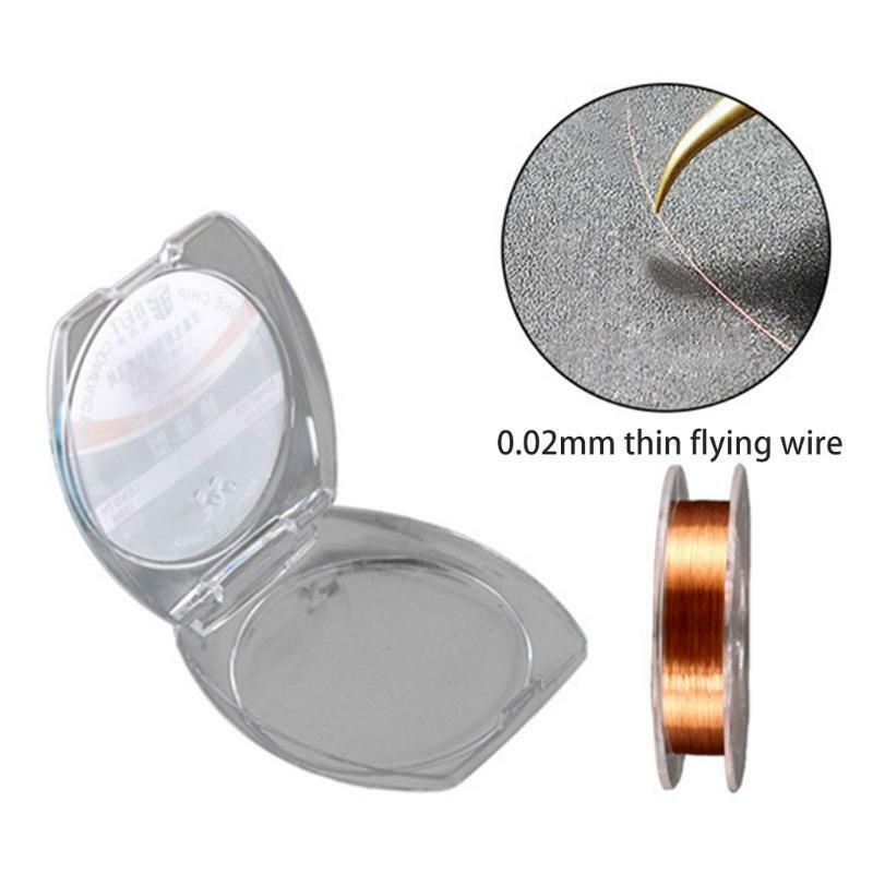 Phone Motherboard Fingerprint Jump Wire 0.02mm Soldering Pure Copper Conductor