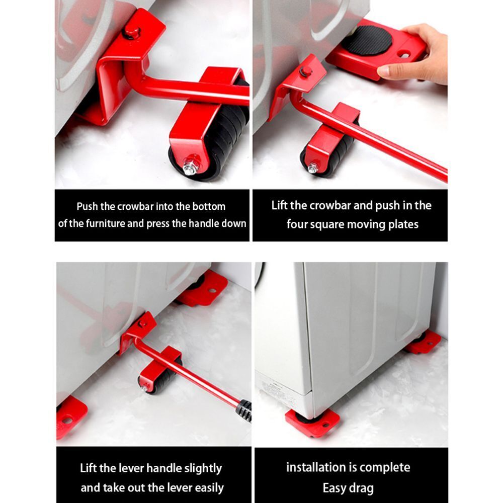 Stuffs Mover Tool Moving Appliance Furniture Lifter Furniture Mover Set Roller