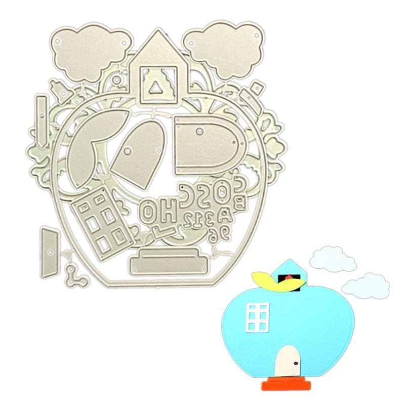 Cartoon Airplane Cutting Dies Stencil Scrapbooking DIY Album Stamp Paper Card