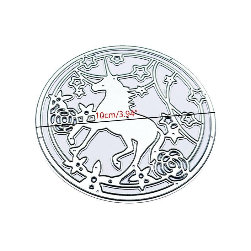 Star Horse Circle Lace Frame Metal Cutting Dies Embossing Stencil DIY Template
